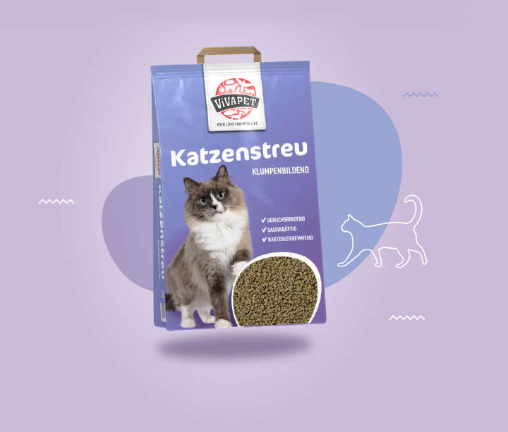 vivapet katzenstreu banner
